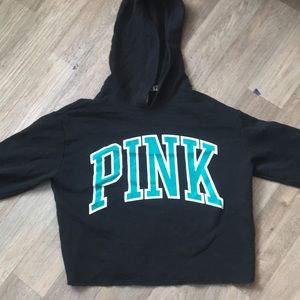 Cropped Pink hoodie
